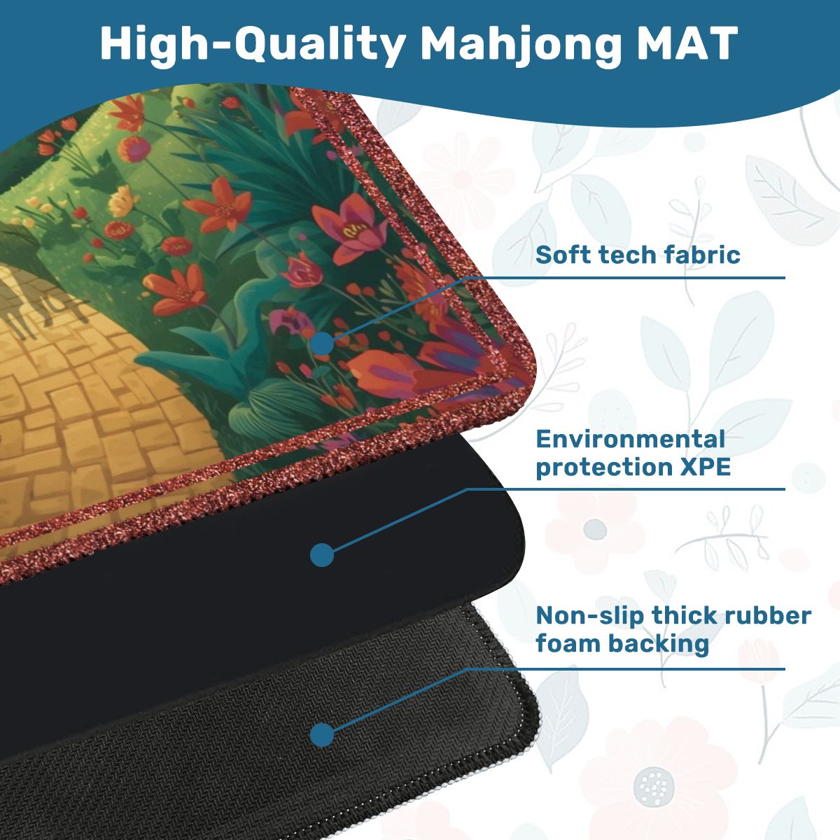 Wizard Of Oz Mahjong Mat Whimsical Land Of - Splash of Color Co.