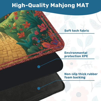 Wizard Of Oz Mahjong Mat Whimsical Land Of - Splash of Color Co.