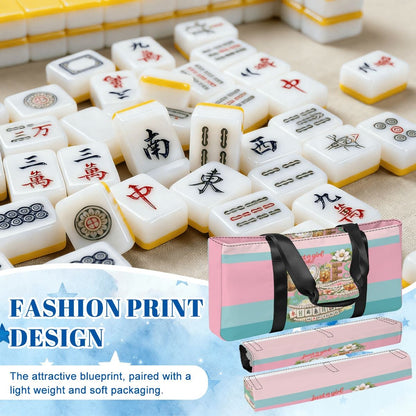 Just A Girl Who Loves Southern Charm and Mahjong Mahjong Bag Bundle Set - Splash of Color Co.