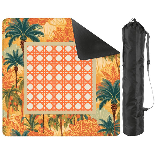 Tropicala Palm Mini Mahjong Mat (Ship Rolled up)