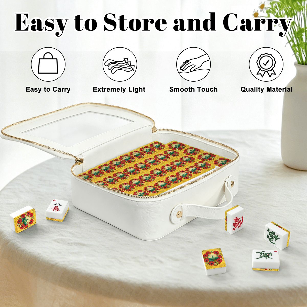 Wizard Of Oz Whimsical Land Of American Mahjong Tiles With Carry Case - Splash of Color Co.