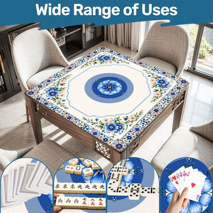 Blue Pottery Porcelain #2 Edition Mahjong Mat