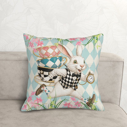Go Ask Alice Whimsical Corduroy Pillow And Insert