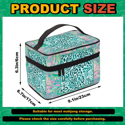 Preppy Pastel Cotton Candy Wild Thing Portable Mahjong Tile Bag - Splash of Color Co.