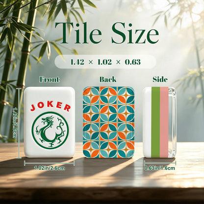 The Modtastic Resort 4Layer American Mahjong Tiles Set And Carry Case
