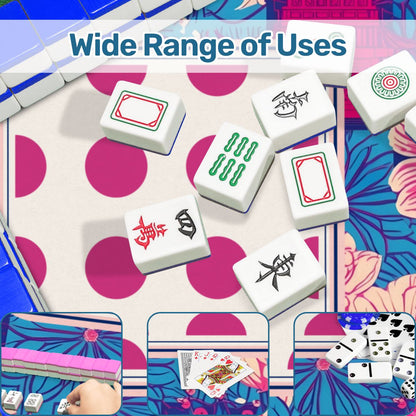 Cheetah Dynasty Pink Pagoda Mahjong Mat - Splash of Color Co.