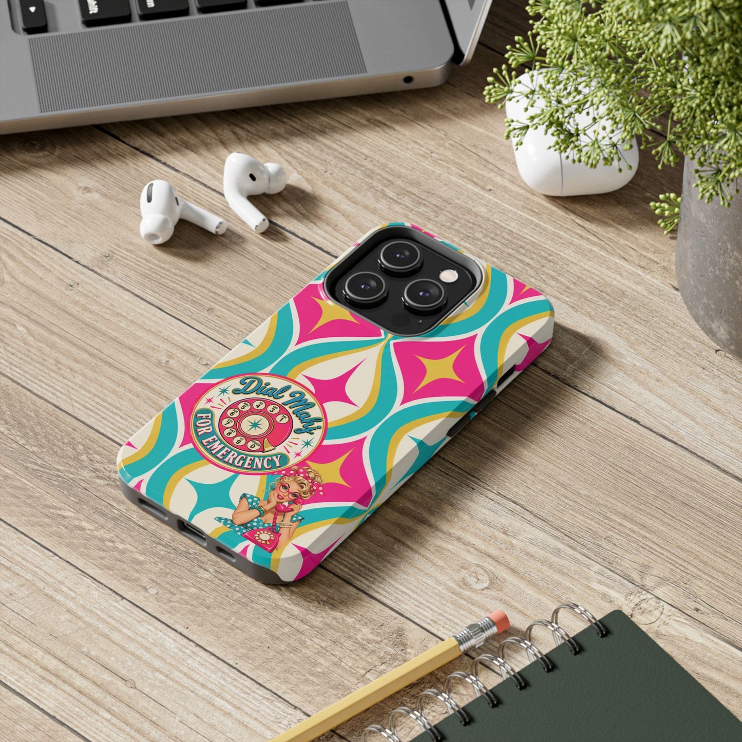 Dial Mahj For Emergency Modtastic Tough Phone Cases