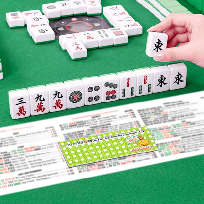 Mahjong Line Reader 4 Pack New Funny I Don't Give A Crak Green Cane Design