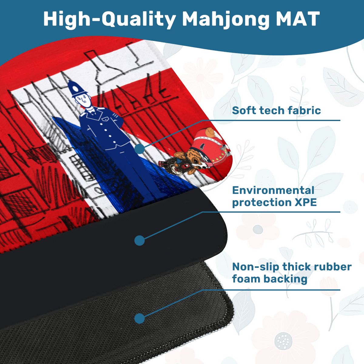 Station To Station London British Mahjong Mat