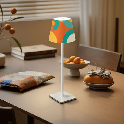 GeoFlare Modern Mahjong LED Cordless Table Lamp - Splash of Color Co.