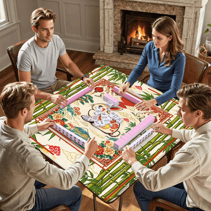 Year Of The Rabbit Mahjong Mat - Splash of Color Co.