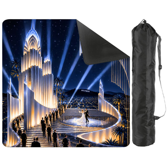 Hollwood Glam Art Deco Custom Mahjong Mat - Splash Of Mahj And Color Co.