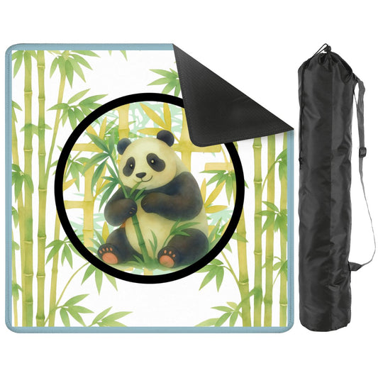 Lucky Bamboo Panda Bear Mahjong Mat - Splash of Color Co.