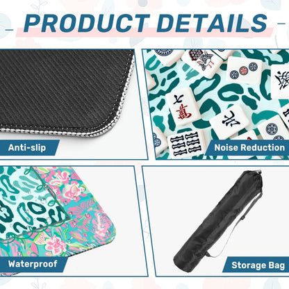 Preppy Pastel Cotton Candy Wild Thing Mahjong Mat - Splash of Color Co.