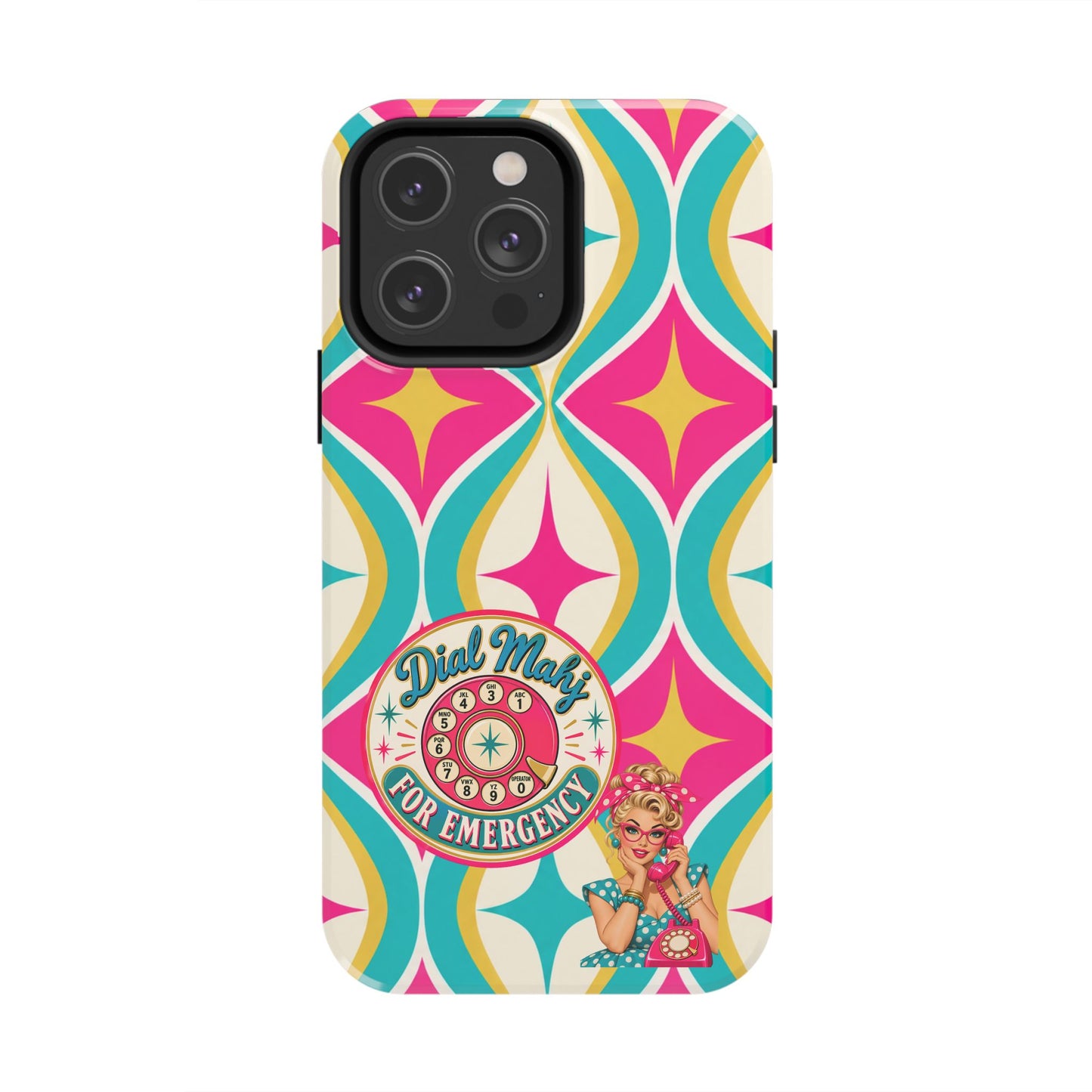 Dial Mahj For Emergency Modtastic Tough Phone Cases