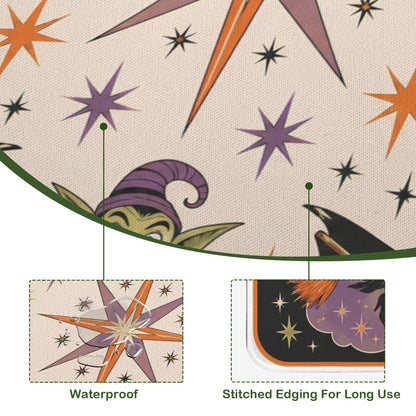 Witches And Ghouls Halloween Mahjong Mat