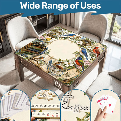 Vintage Birdwatcher's Society Mahjong Mat