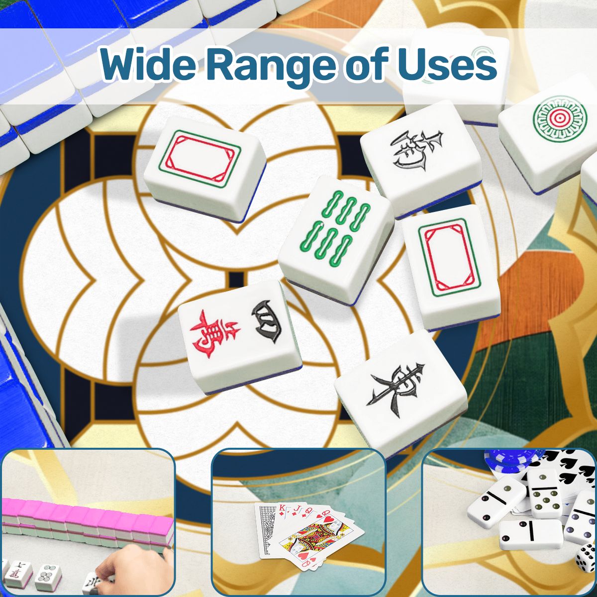 Art Deco Mahjong Mat Speakeasy Collection - Splash of Color Co.