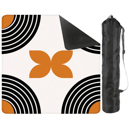 Calm Before Clack Modern Minimalist Geometric Designed Mahjong Mat - Splash of Color Co.