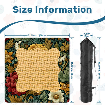 William Morris Floral Arts And Crafts Mahjong Mat
