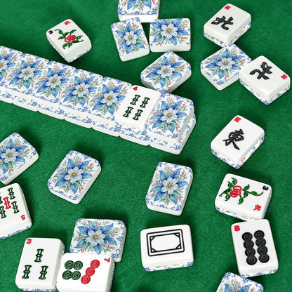 Tobacco Leaf American Mahjong Tiles And Carry Bag Set - Splash of Color Co.