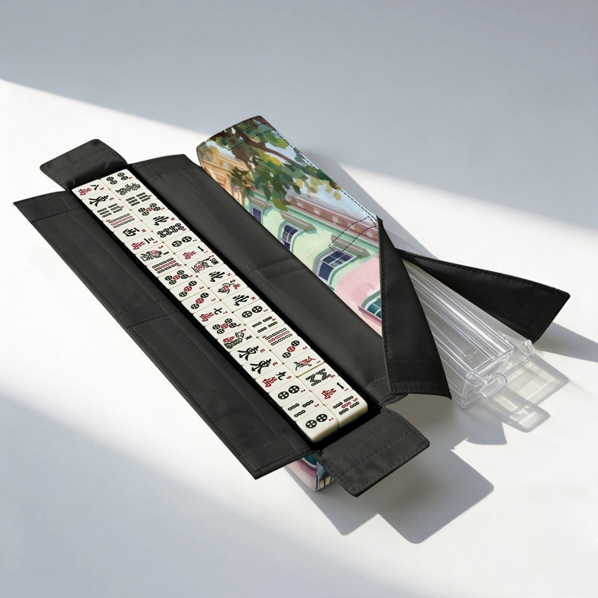 Charleston South Carolina Rainbow Row Mahjong Bag Bundle Set - Splash of Color Co.