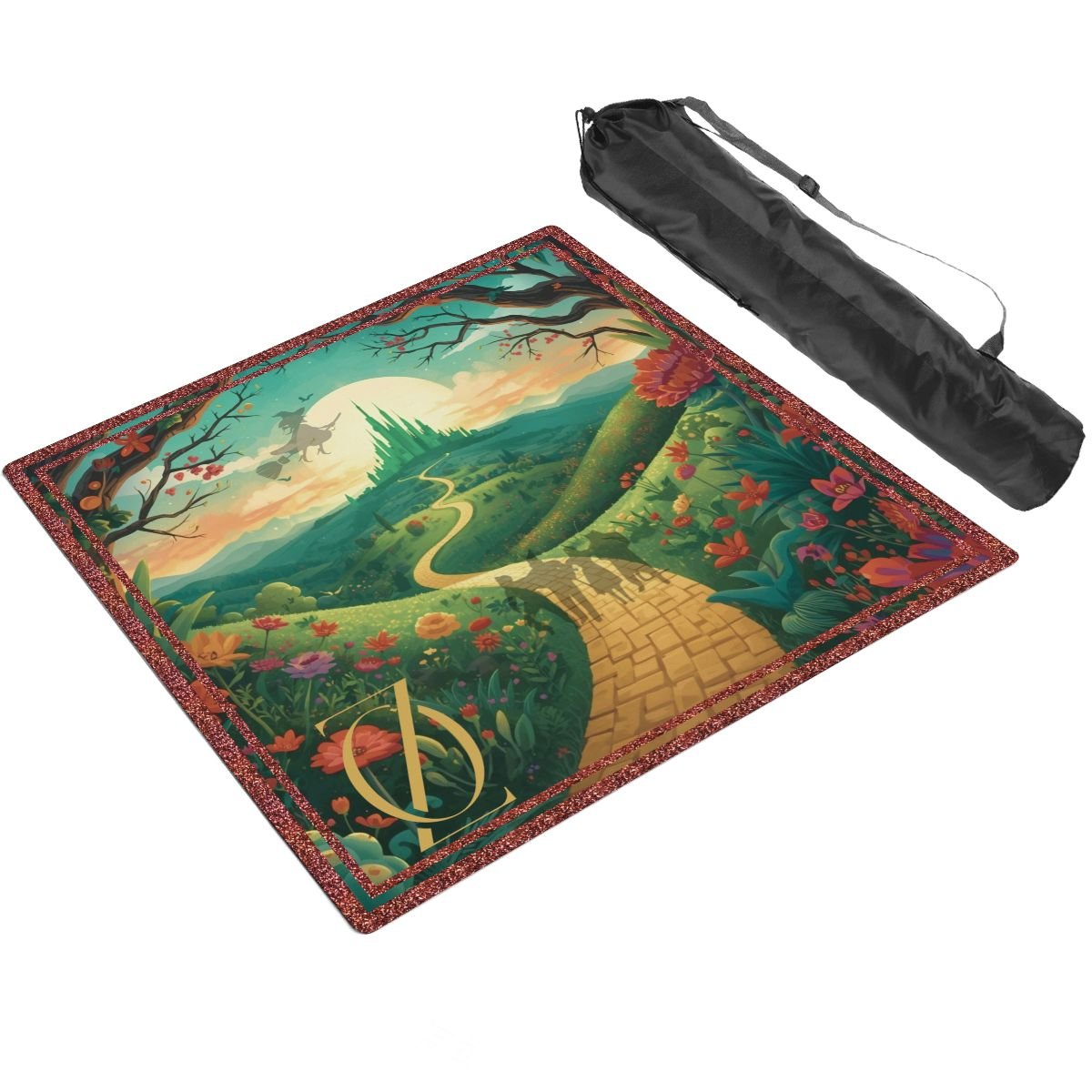 Magical Land Of Oz Mahjong Mat Sleek Surface - Splash Of Mahj And Color Co.