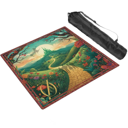 Magical Land Of Oz Mahjong Mat Sleek Surface - Splash Of Mahj And Color Co.