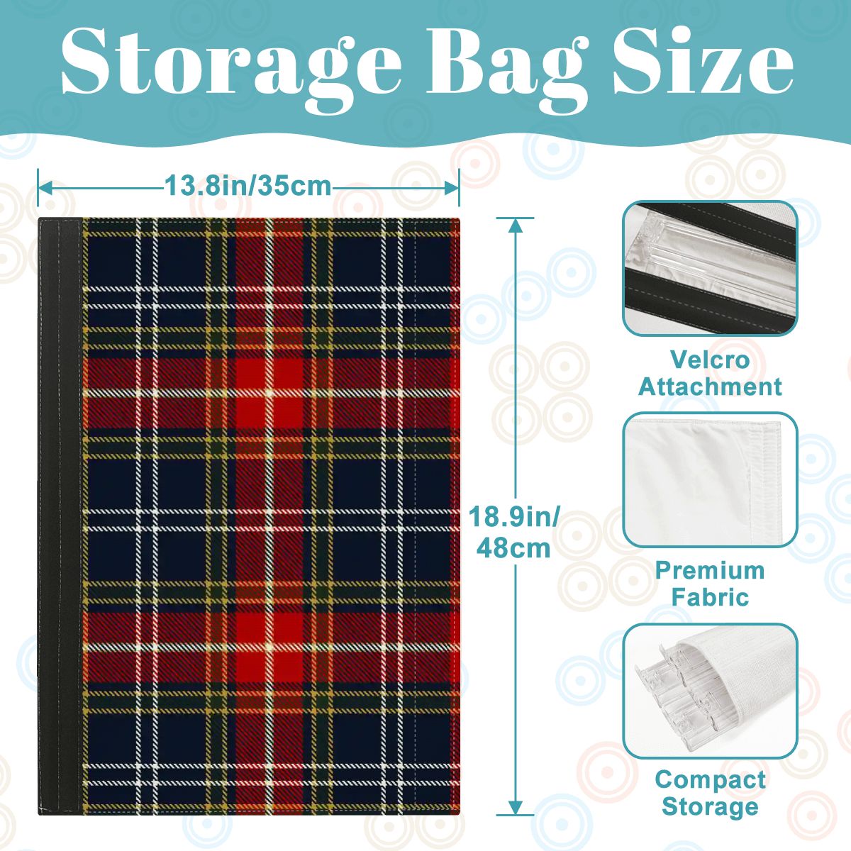 Tartan Plaid 4 Mahjong Tile Pusher Racks with Bag - Splash Of Mahj And Color Co.