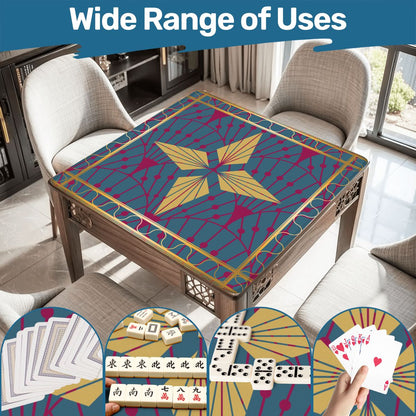 Art Deco Mahjong Mat, Speakeasy Golden Glitz & Berry Blitz - Splash of Color Co.