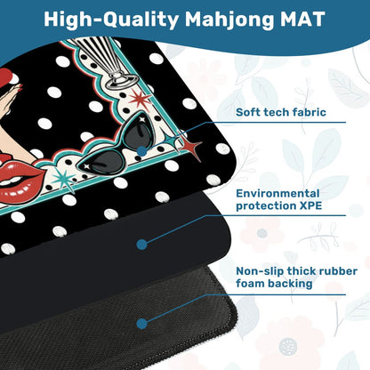 Modcentric 50s Polka Dot Mahjong Mat