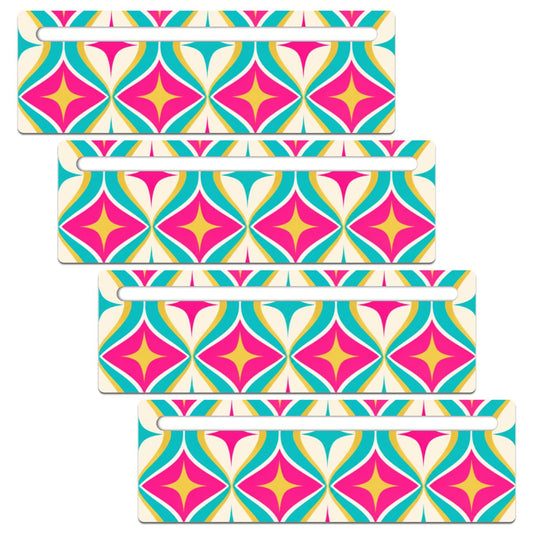 Modtastic Hot Pink And Aqua Mahjong Line Reader 4 Pack - Splash Of Mahj And Color Co.