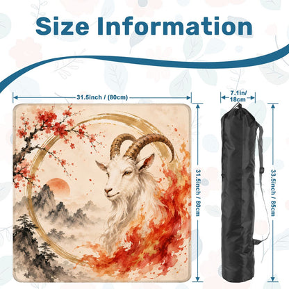 Year Of The Fire Goat Mahjong Mat
