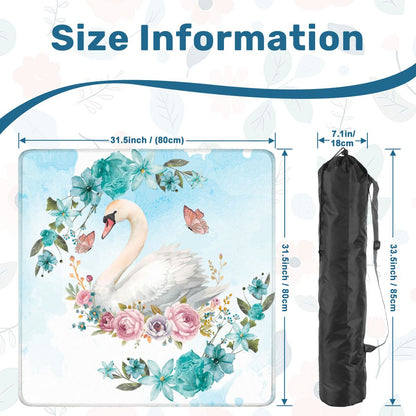 Sally Swan At Bay Mahjong Mat - Splash of Color Co.