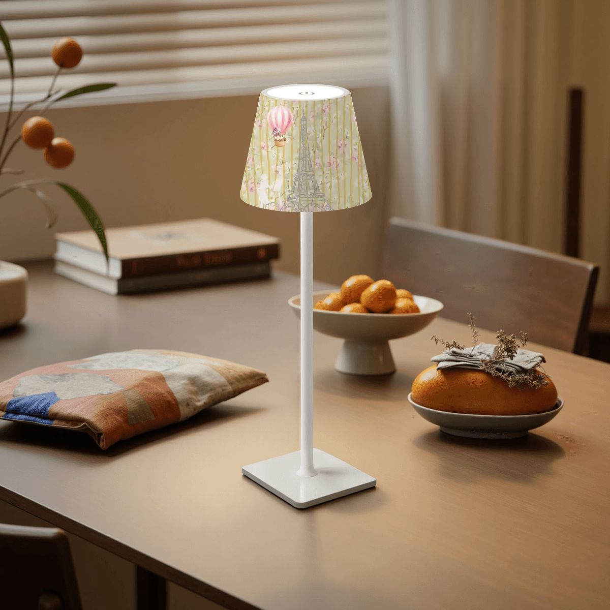 The French Connection Mahjong LED Cordless Table Lamp - Splash of Color Co.
