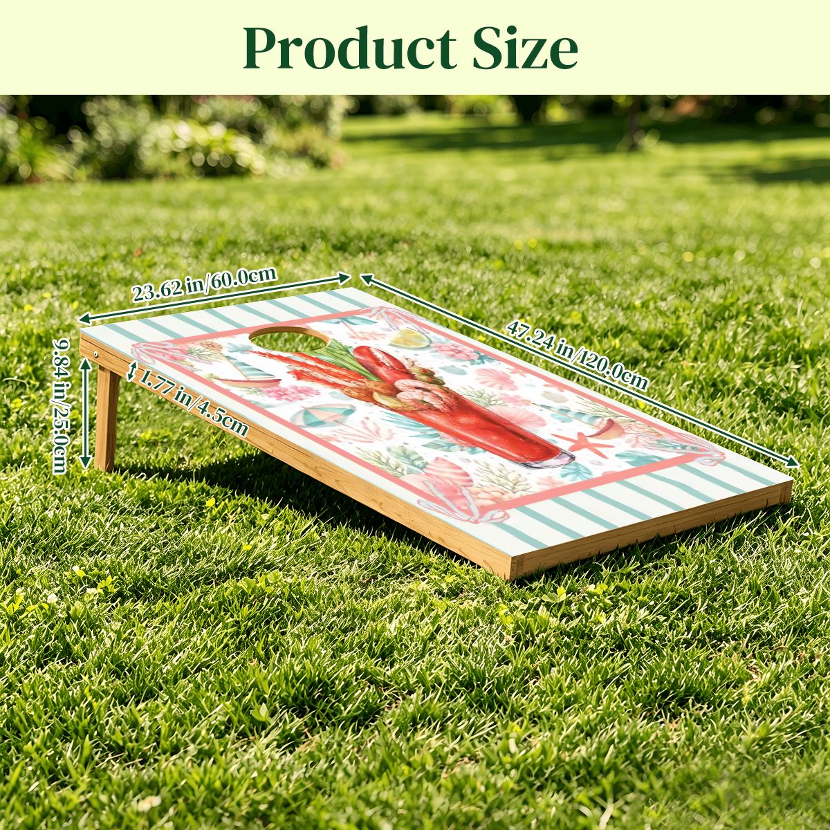 Bloody Sunday Coastal Carolina Cornhole Set 1Pcs