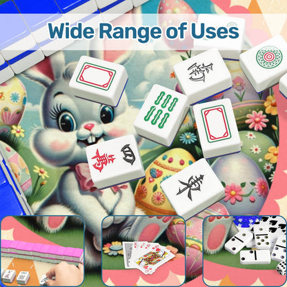 Hippity Hop Spring Bunny Mahjong Mat - Splash of Color Co.