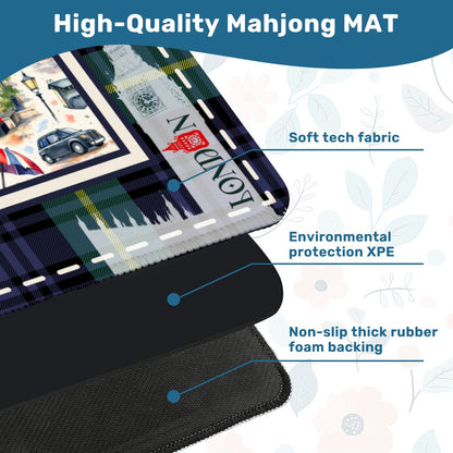 Streets of London Mahjong Mat - Splash of Color Co.