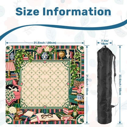 Mahj Between the Lines Book Lover Mahjong Mat