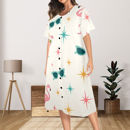Funny Mahjong Muumuu Dress - Splash Of Mahj And Color Co.