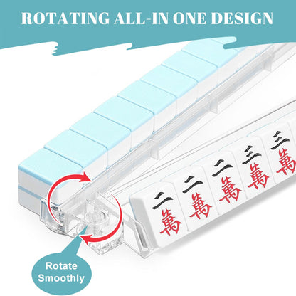 Clear Acrylic Set Of Four Mahjong Tile Pusher Racks - Splash of Color Co.