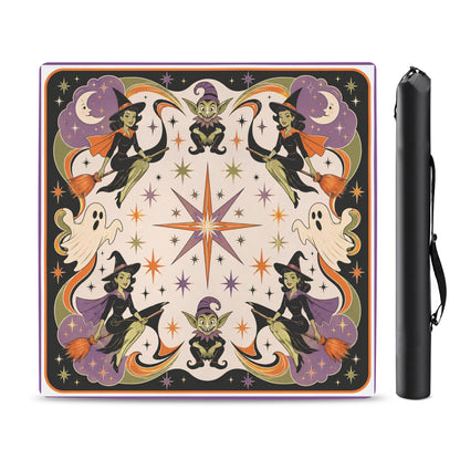 Witches And Ghouls Halloween Mahjong Mat