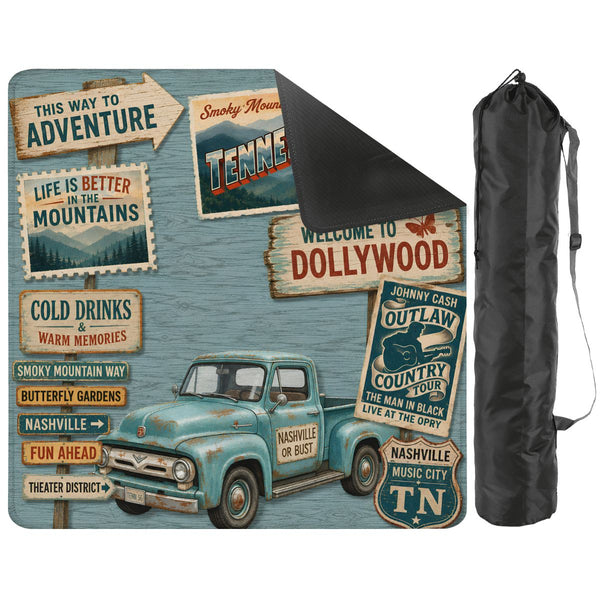 Tennessee State Pride Country Road Mahjong Mat