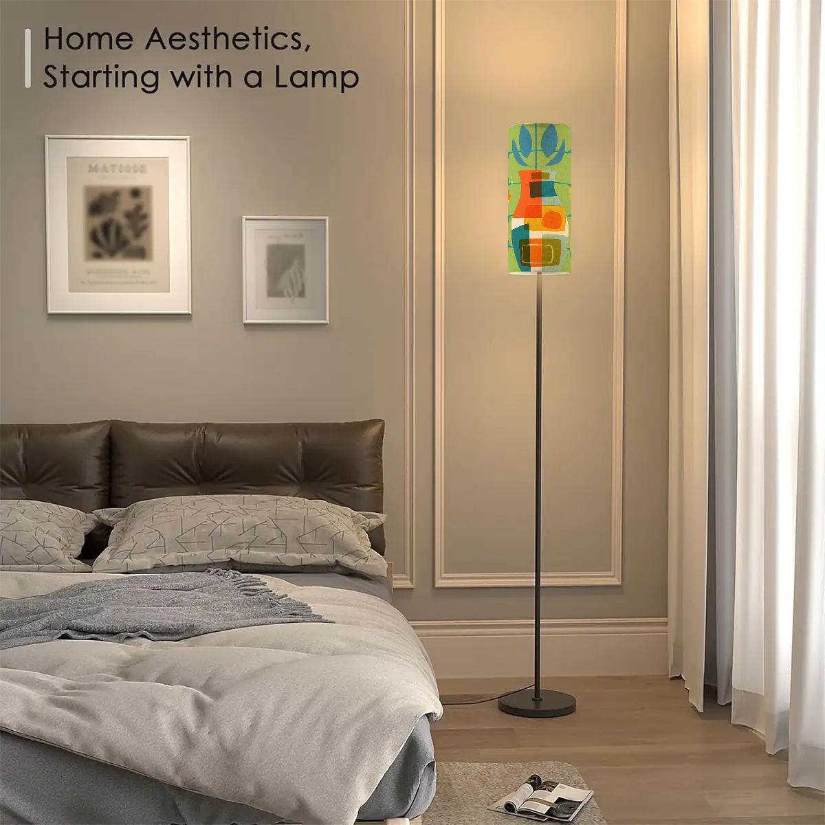 The Modern Floor Lamp Four Seasons Book Nook Standing Lamp - Splash of Color Co.
