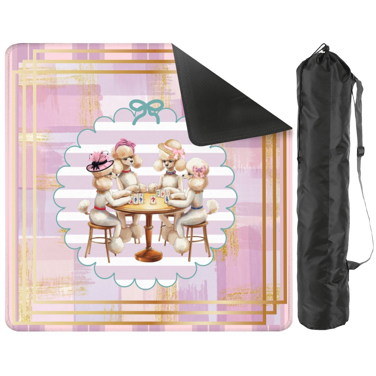 Poodle Play Parlor Mahjong Mat - Splash of Color Co.