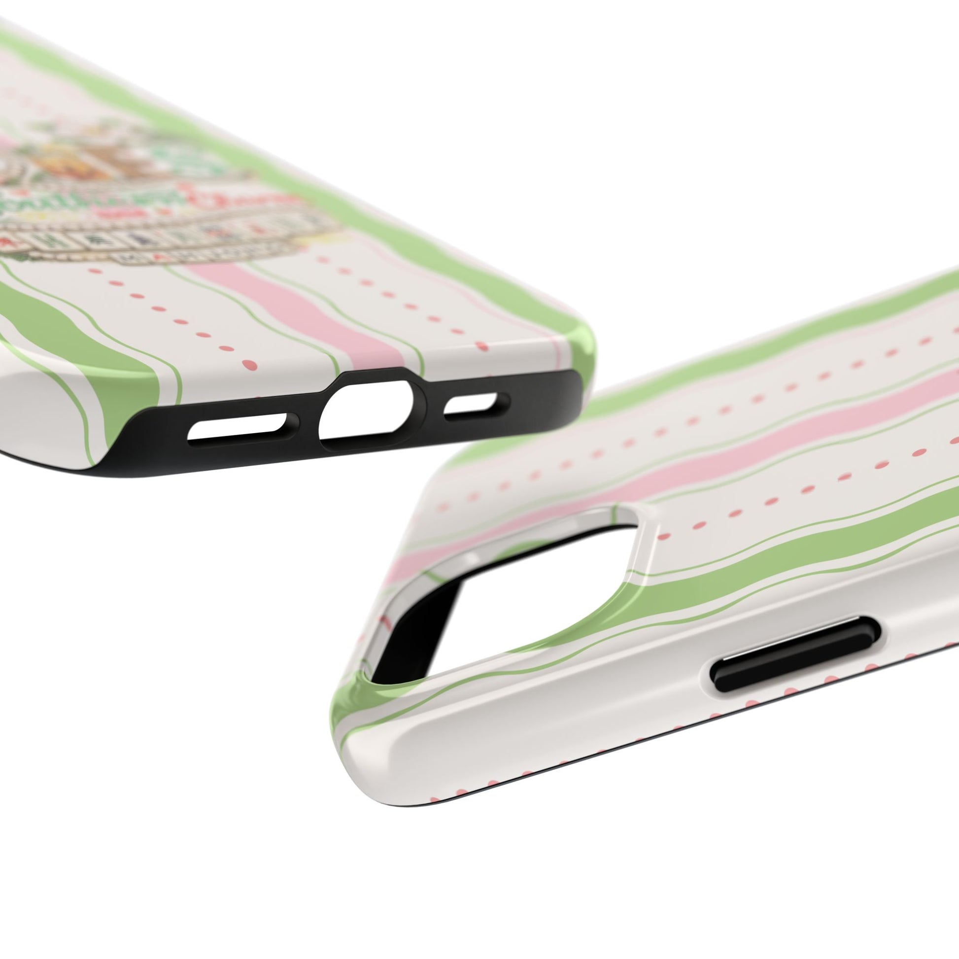 Just a Girl, Who Loves Southern Charm and Mahjong Preppy Pastel Phone Cases - Splash of Color Co.