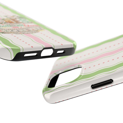 Just a Girl, Who Loves Southern Charm and Mahjong Preppy Pastel Phone Cases - Splash of Color Co.
