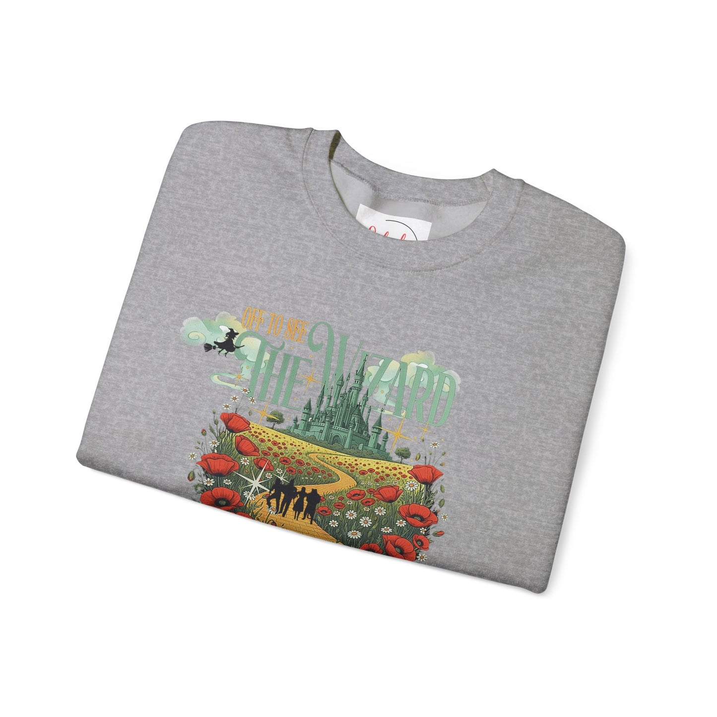 Wizard of Oz Whimsical Magical Crewneck Sweatshirt — Off To See The Wizard - Splash of Color Co.