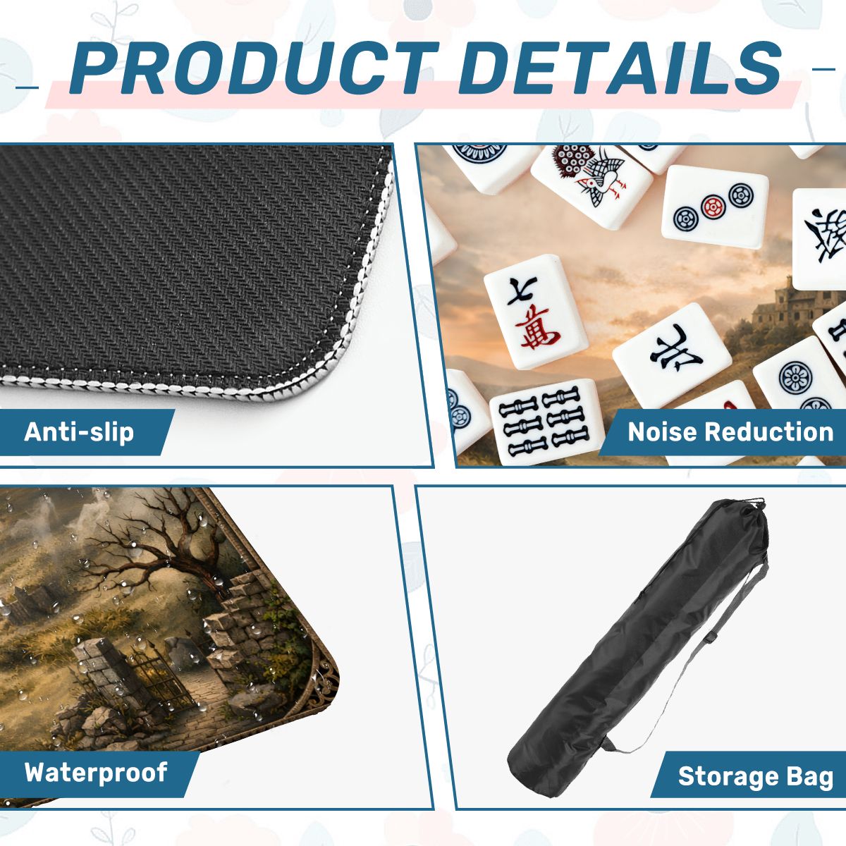 Specters Of The Moors Wuthering Heights Mahjong Mat - Splash of Color Co.