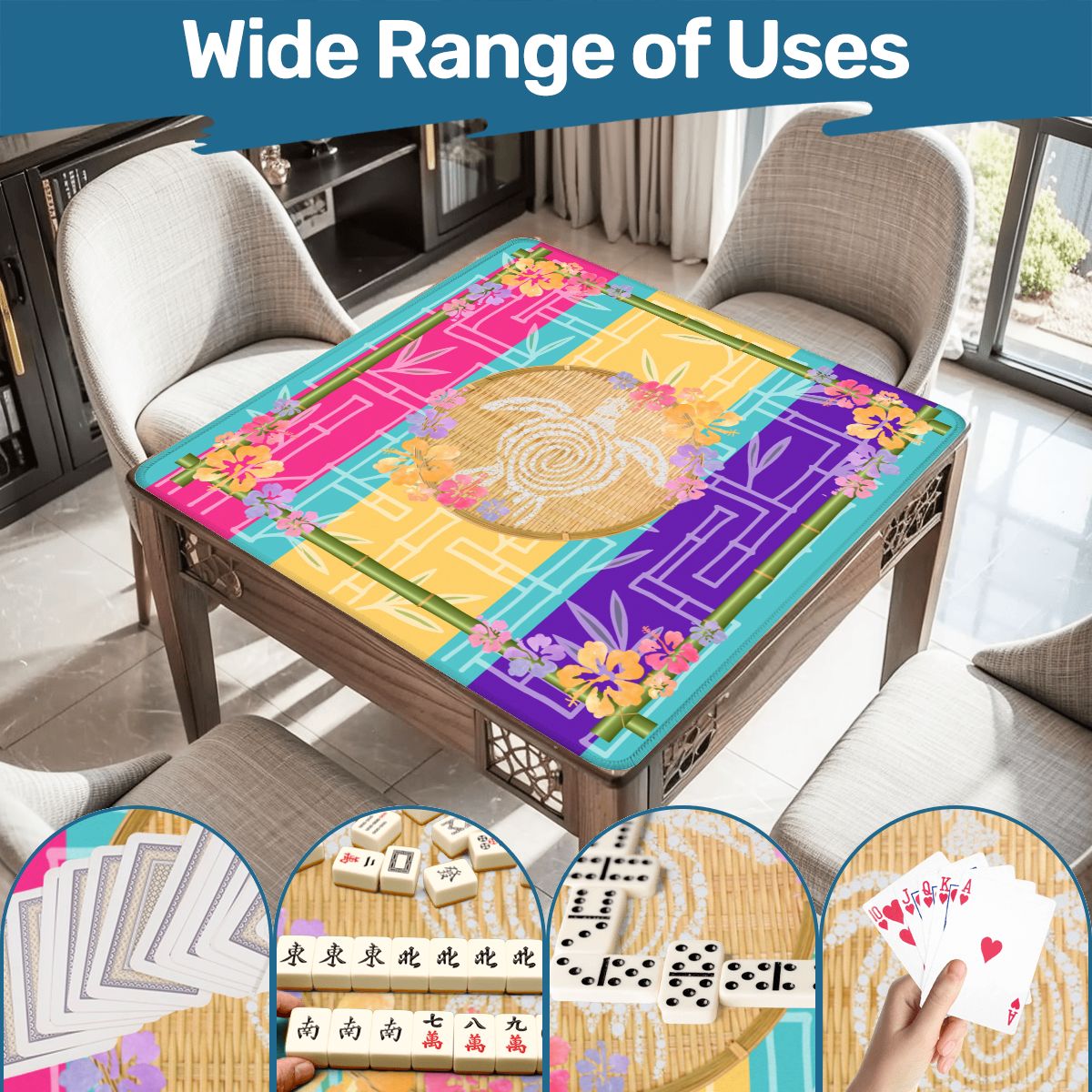 Flairing With Aloha Hawaii Mahjong Mat - Splash of Color Co.